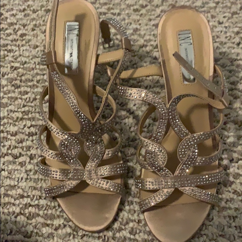 Strappy heels